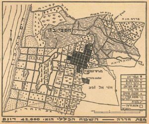 מפת חדרה 1930